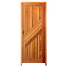 Kit Porta de Madeira Maciça Barcelona Rodam Itaúba - 2.10 (A) X 0.82 (
