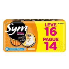 Absorvente Sym Cobertura Seca com Abas Leve 16 Pague 14 - Embalagem co