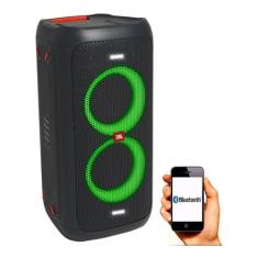 Caixa De Som Portátil Jbl Party Box 100 Bluetooth Led Usb - Preto