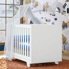 Berço Mini Cama Life 100% Mdf com Colchão Branco - Tigus