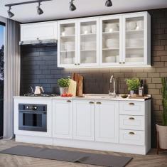 Cozinha Compacta 6 Peças Com Módulo Forno De Embutir Amy Casa 812, Bra