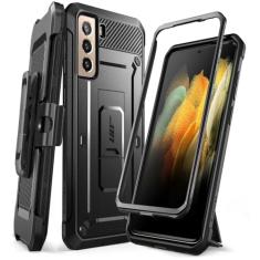 SUPCASE Capa para Samsung Galaxy S21 5G com Satnd (Unicorn Beetle Pro), [Clipe de cinto embutido] Capa protetora resistente à prova de choque para celular sem protetor de tela embutido para Galaxy S21