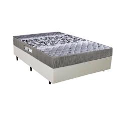 Cama Box Casal Colchão Espuma D33 Coala Toraflex + Box Sintético 60x138x188 Branco