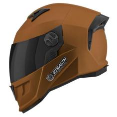 Capacete Moto Fechado Stealth Solid Fosco Viseira Fumê Pro Tork Segura