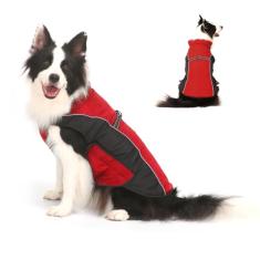 Casaco de inverno quente para cães, suéter Gimilife para clima frio, impermeável, roupas para cães, jaqueta acolchoada para cães pequenos, médios e grandes