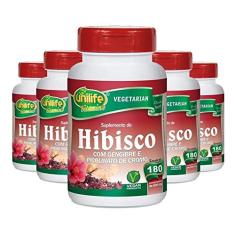 Kit 3 Hibisco com gengibre 180 comprimidos Unilife