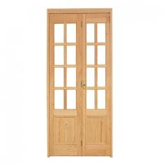 Kit Porta de Madeira Camarão Direita 213cmx120cmx12cm PE71 Esel Marroml