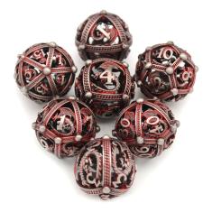 Acessórios de jogo de tabuleiro Metal Dice Chips para todas as idades