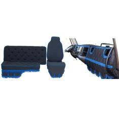 Sofá Cama Carona + Capa Banco Le + Capa Painel Mb 712c frontal - DUART