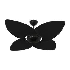 Ventilador De Teto Dormamu Nero Office 4 Pás Preto 110V