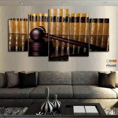 Quadro Decorativo Direito Juiz 63x130mt em Tecido