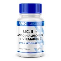 UC II + Ácido Hialurônico + Vit C (Para Articulação) - 30 cáps