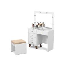 Penteadeira Camarim Mel Patrimar Móveis, Branco