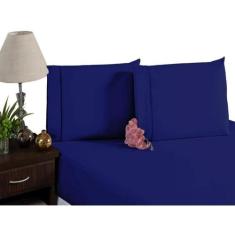 Jogo de Lençol Queen 3 peças Percal Ponto Palito 400 fios - Bella Soro