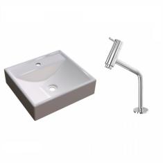 Kit Cuba Q39 Com Torneira Pratika 1060 Metal 1/4 Volta