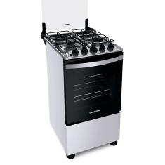 Fogão Brastemp 4 Bocas Branco Com Dupla Chama E Grades Individuais Bfo4ebb Bivolt