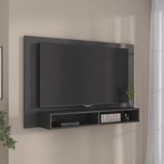 Painel para TV 42 Polegadas 2 Nichos Flash Arlety Preto