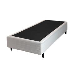 Base Box Para Colchão Solteiro Hellen Malta 26x88x188 Cm Bege