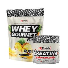 Kit Whey Protein Gourmet Refil 907g + Creatina Power Explosion 300g - FN Forbis Nutrition-Unissex