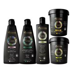 Kit Arvensis Cachos Sh+Cond+Ativador+Masc. Cresp.+Masc 2X1