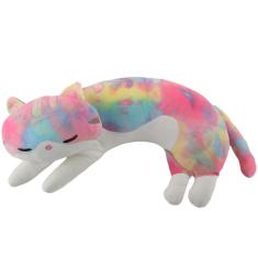 Almofada de pelúcia pesada para gatos jschoclatt 60 cm para crianças de 1,7 kg