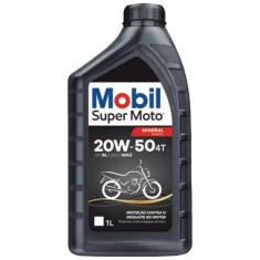 Óleo Mobil Preto 4T 20W50 Para Moto Honda