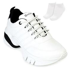 Tênis Ramarim Chunky Sneaker Tratorado sola casual 2280203 Feminino