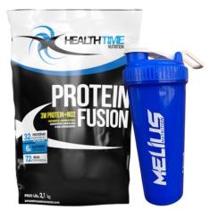 Whey Protein 3w Fusion 2,1 Kg (isolado) + Coqueteleira - HEALTH TIME, 