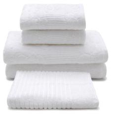 Jogo de toalha de banho Lollipop 5 peças Buddemeyer, Branco