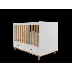 Berço Permobili Candy Retro Americano com gavetas MDF