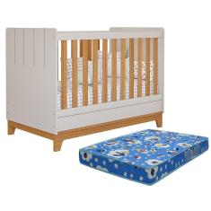 Berço Mini Cama Biscoito com Colchão Physical - Permóbili Baby