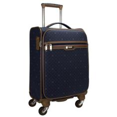 Mala de Bordo Munique Cobalto Rodas com Giro 360º