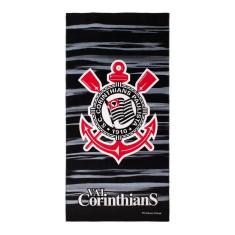 Toalha de Banho Aveludada Estampada de Times 70cm x 1,40m - Buettner