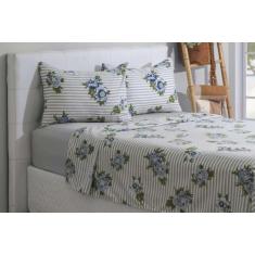 Jogo de Cama Queen Paco Milano  04 Peças Microtec 400 Fios - Doravante