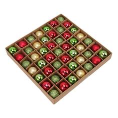 Enfeites de Bola de Natal Coloridos Enfeites de Bola de Natal Mini Enfeites de Natal Inquebráveis ​​polidos Brilhantes para Jantar de Jardim Dançando para Layout de Shopping