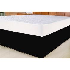 Saia Para Cama Box Colchobox Ajustavel Riollen Elasticada Solteiro Cas