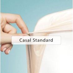 Lençol Protetor Casal 1,90 x 1,40m Elástico Geriátrico Pne Pvc Silicon