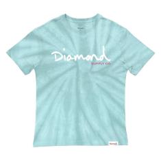 Camiseta Diamond OG Script Tie Dye-Masculino