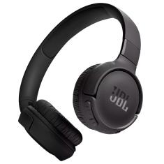 Fone de Ouvido Sem Fio JBL Tune520 On-Ear Pure Bass Bluetooth Preto - Preto
