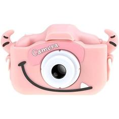 Câmera infantil com capa de silicone, câmera de vídeo para crianças com jogos divertidos, câmera digital infantil com efeitos especiais, bateria recarregável, ideal para meninos e meninas, v