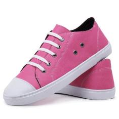 Tênis Casual Feminino Eleganci Coleção 2023, Rosa, 37, Feminino