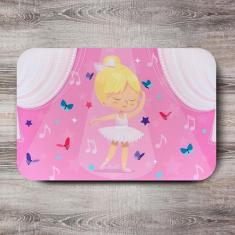 Tapete Infantil Menina Bailarina Loira 40x60cm - Quartinhos