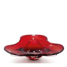 Centro De Mesa Em Cristal Murano Vermelho - São Marcos