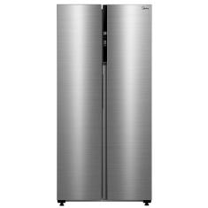 Refrigerador Side by Side 442L Cor Inox Midea