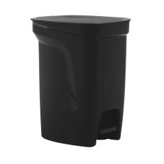 Lixeira Tramontina Compact 10 L Em Polipropileno Preto Com Haste Em Aço Galvanizado