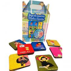 Super Jogo Da Memória Emoções De 7 Pares Para Autistas Com Tabuleiro Minhas Emoções