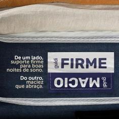 Colchão Queen Guldi Duplo Plus D28 (16x158x198) Branco e Azul