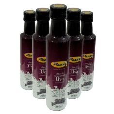 Kit 5 óleo De Semente De Uva Extra Virgem Pazze 250ml