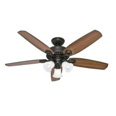 Ventilador de Teto Residencial Builder Plus Bronze Novo Hunter Fan Oficial 220v