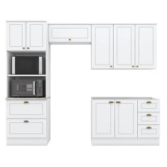 Cozinha Modulada Nova York 4 Peças Branco HP - Henn